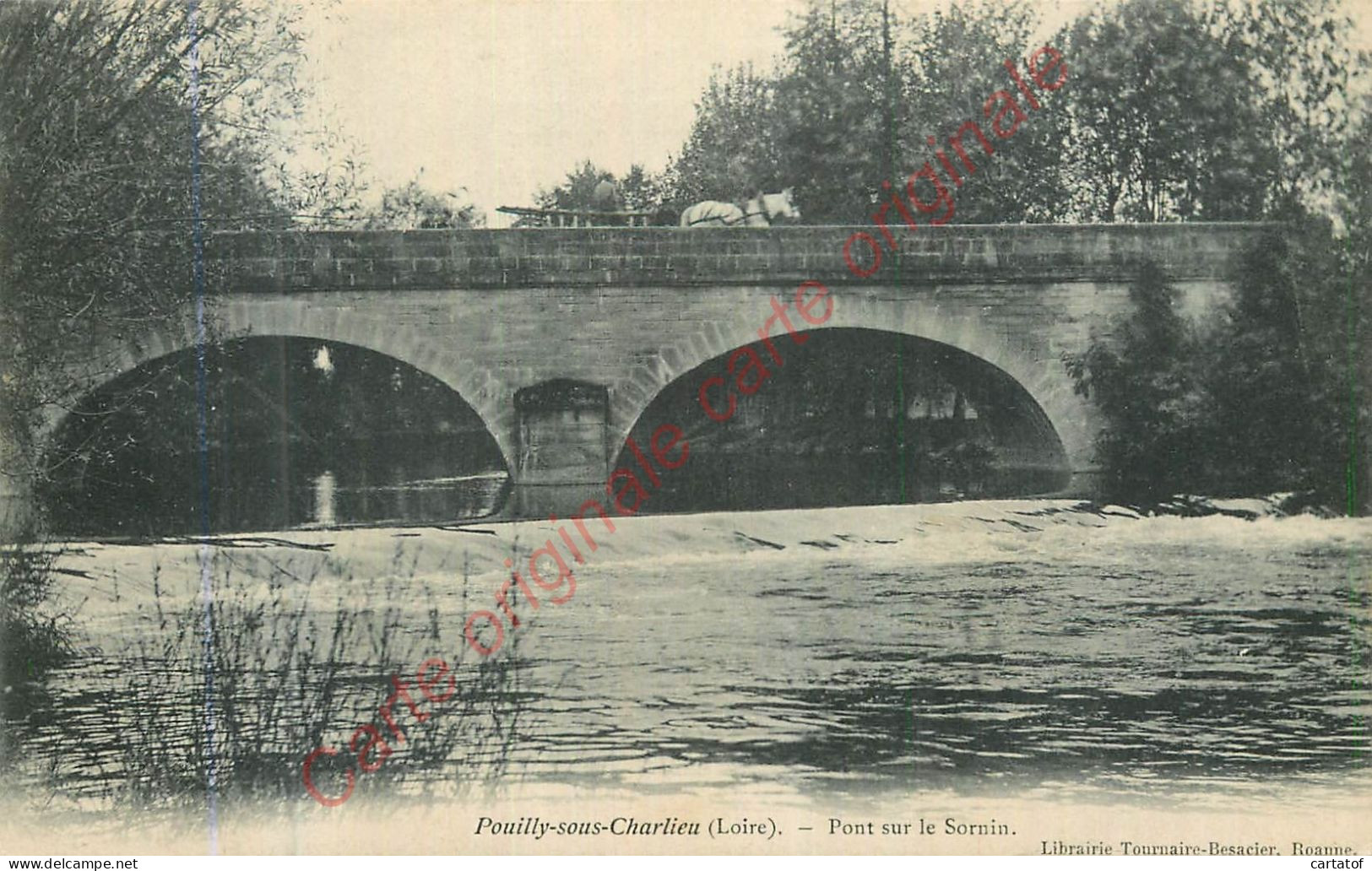 42.   POUILLY Sous CHARLIEU .  Pont Sur Le Sornin .  - Unclassified