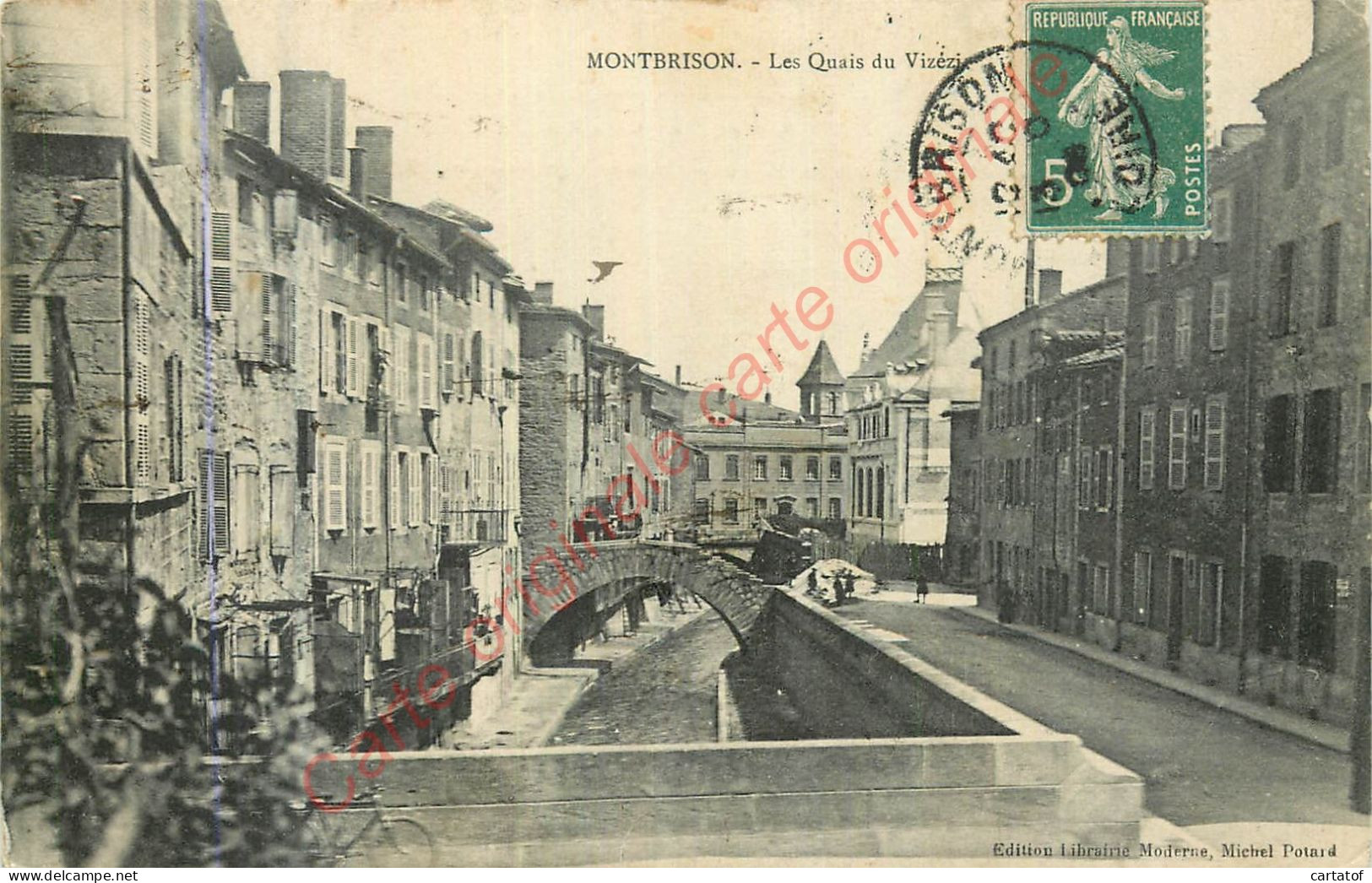 42.  MONTBRISON .  Les Quais Du Vizézi . - Montbrison