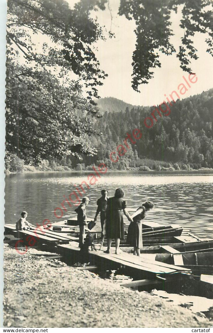 39.  BONLIEU .  Lac De Bonlieu . L'embarcadère . CP Animée . - Ohne Zuordnung