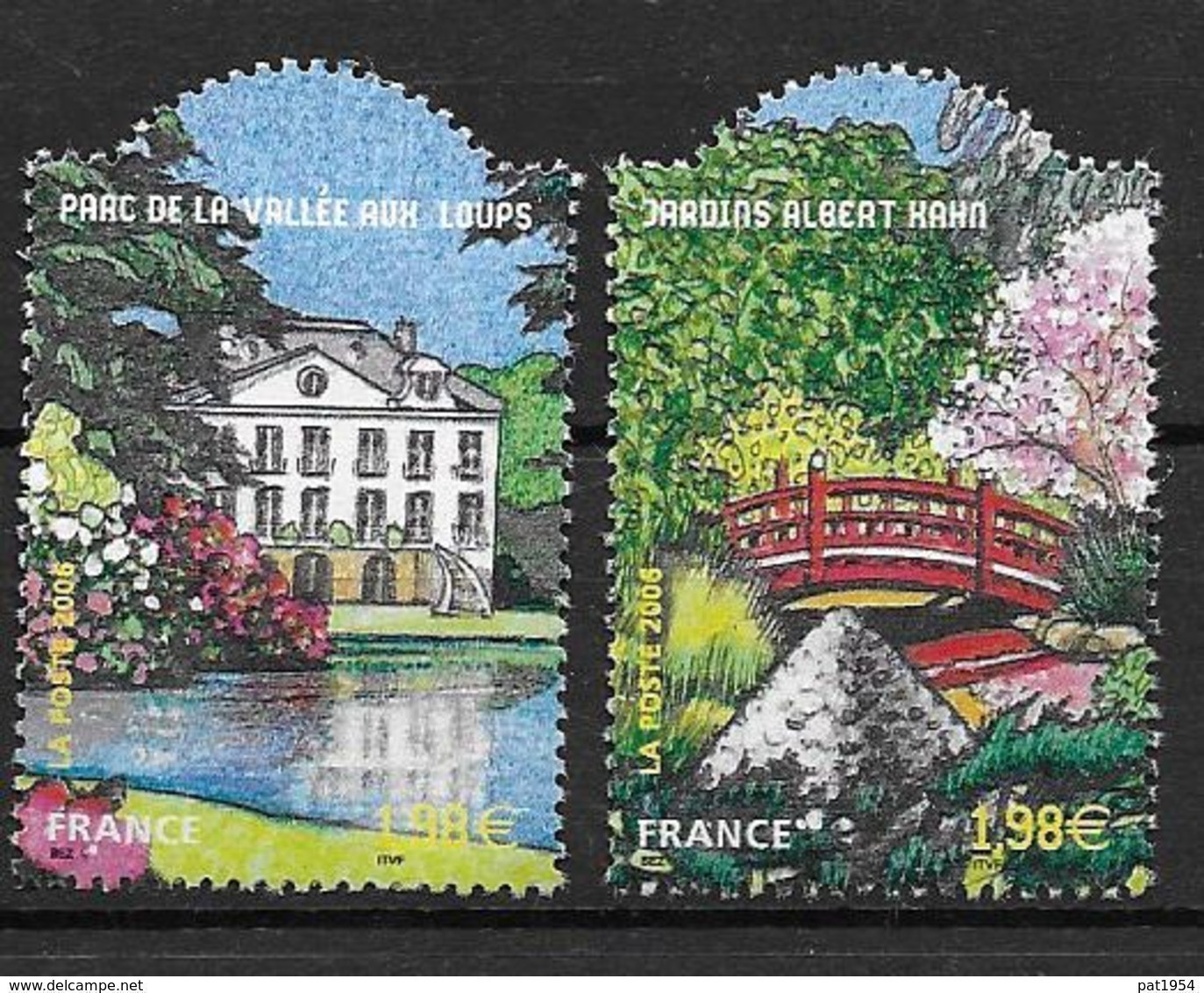 France 2006 N° 3895/3896 Neufs Jardins De France Sous Faciale - Unused Stamps