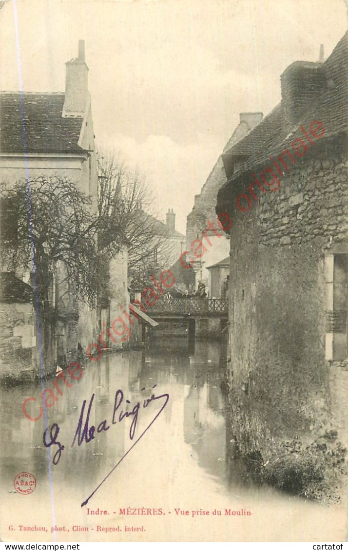 36.  MEZIERES .  Vue Prise Du Moulin . - Ohne Zuordnung