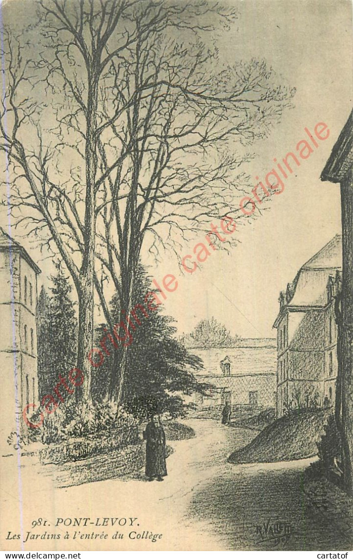 41.  PONT LEVOY .  Les Jardins à L'entrée Du Collège . - Ohne Zuordnung