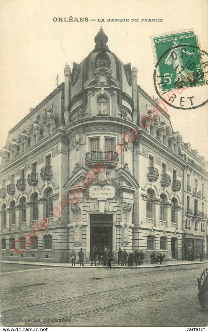 45.  ORLEANS .  La Banque De France . - Orleans