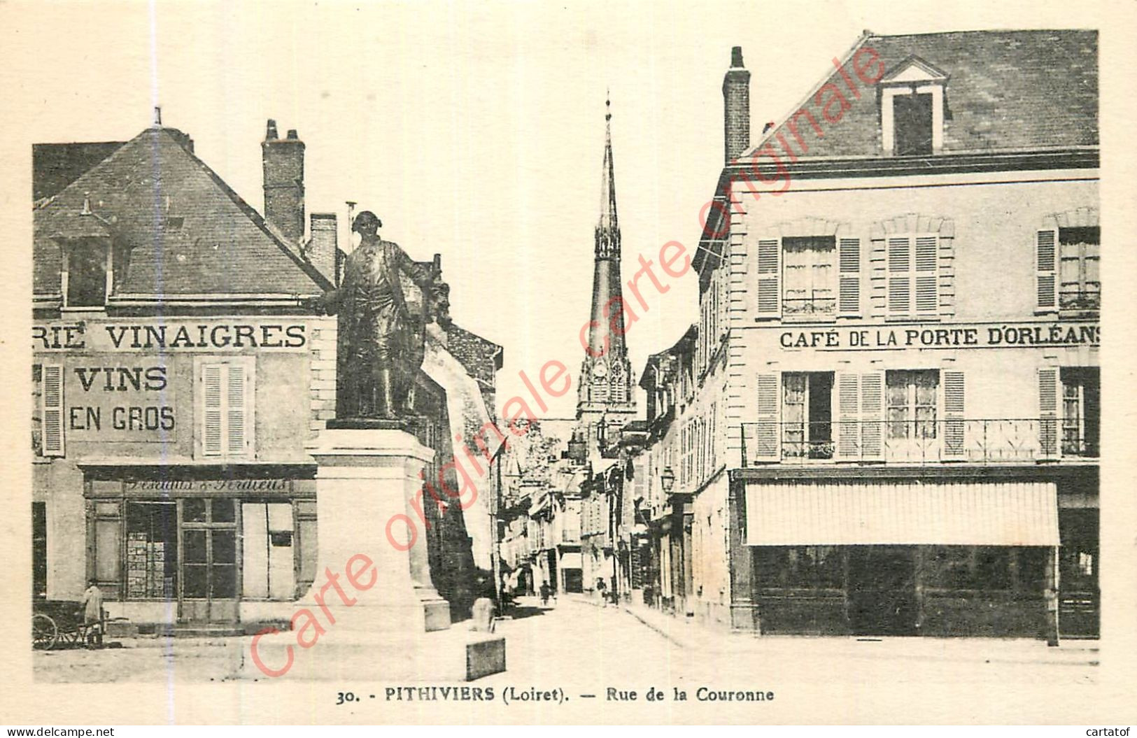 45.  PITHIVIERS .  Rue De La Couronne .  - Pithiviers