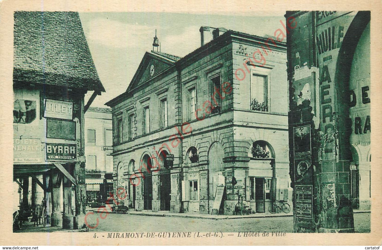 47.  MIRAMONT DE GUYENNE .  Hôtel De Ville .  - Unclassified