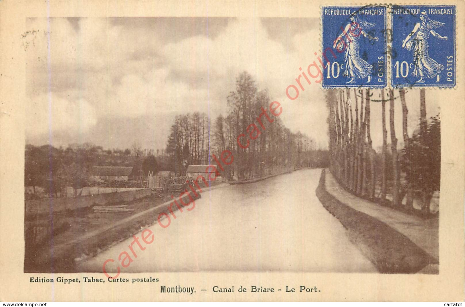 45.  MONTBOUY .  Canal De Birare .  Le Port . - Unclassified