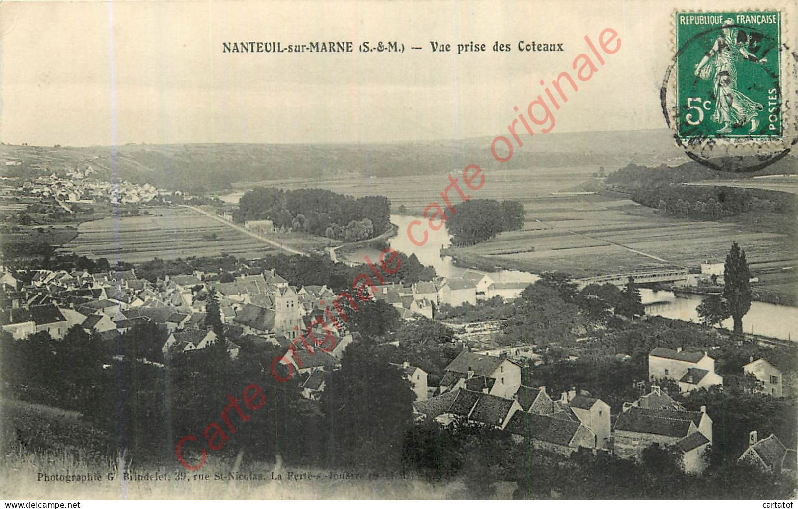 77.  NANTEUIL SUR MARNE . Vur Prise Des Coteaux . - Sin Clasificación