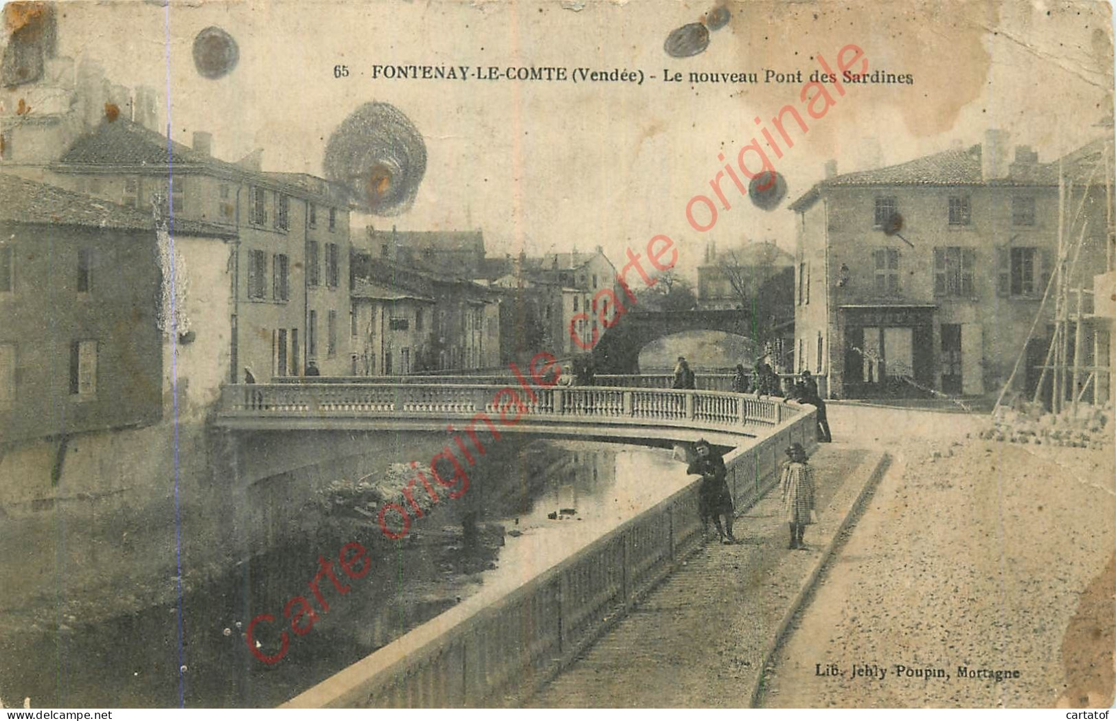 85.  FONTENAY LE COMTE .  Le Nouveau Pont Des Sardines . - Fontenay Le Comte