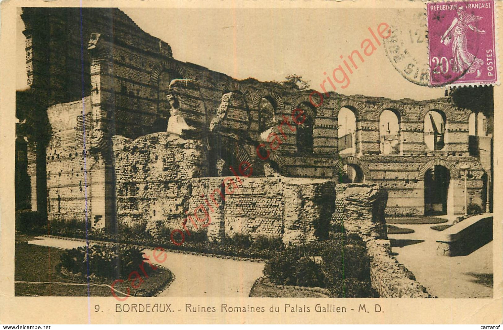 33.  BORDEAUX .  Ruines Romaines Du Palais Gallien . - Bordeaux