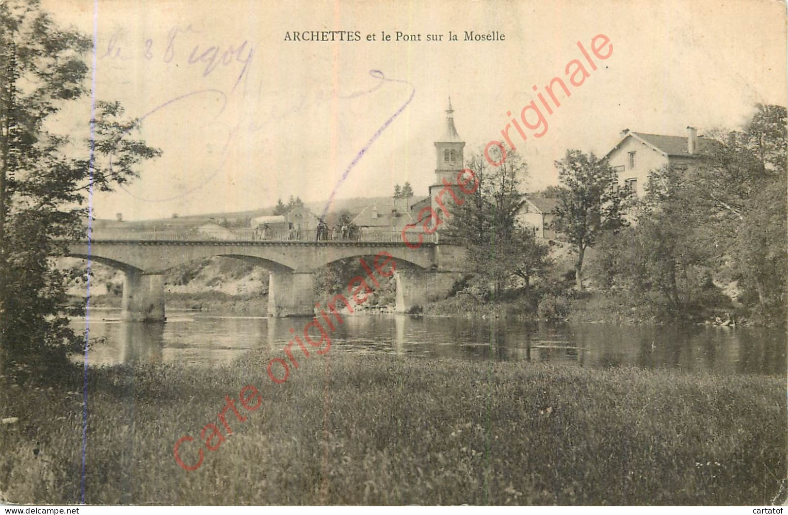 88. ARCHETTES Et Le Pont Sur La Moselle . - Sin Clasificación