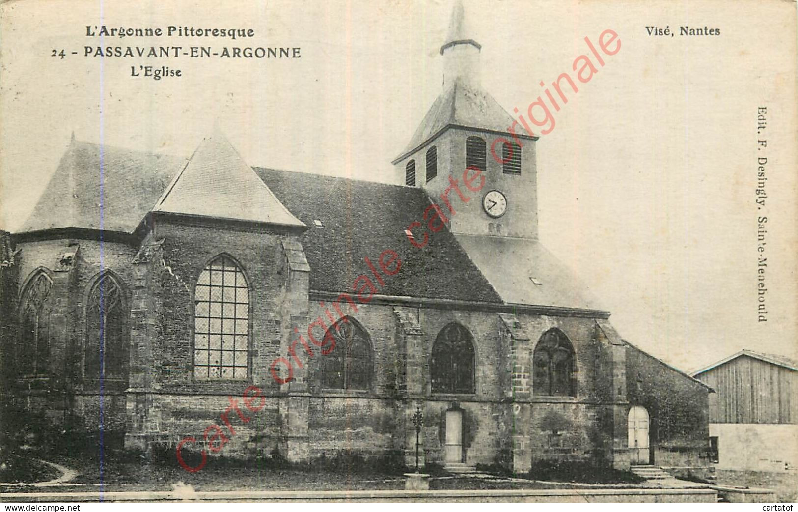 51.  PASSAVANT EN ARGONNE .  Eglise . - Unclassified