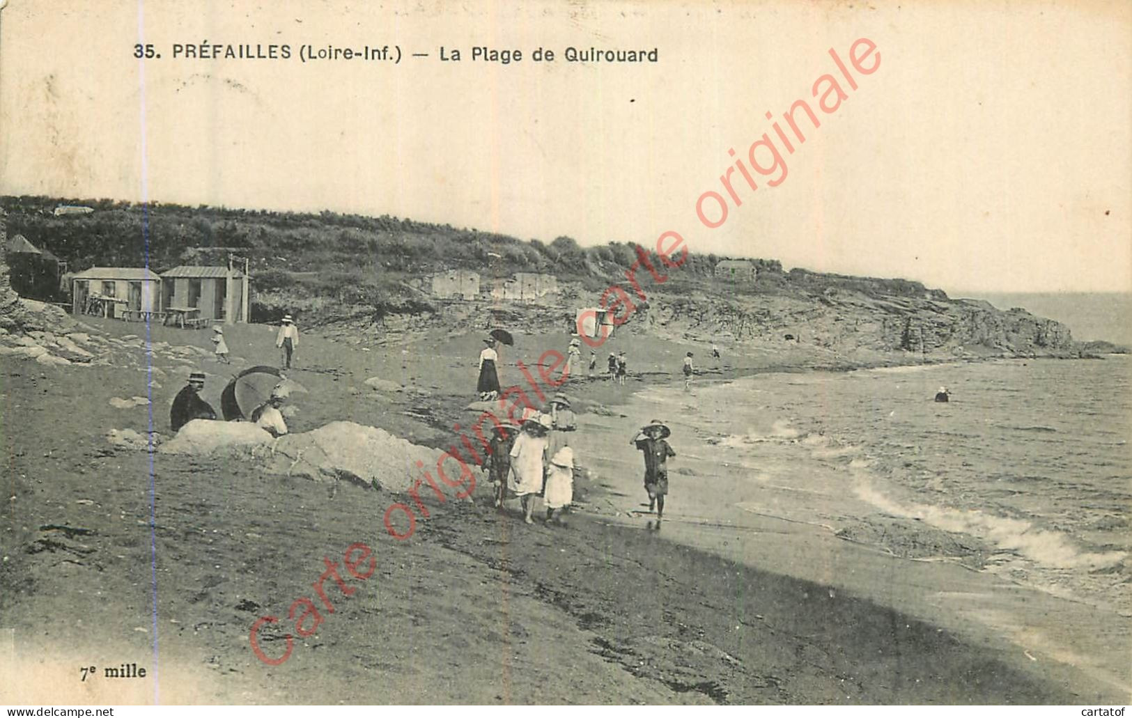 44.  PREFAILLES .  La Plage De Quirouard . - Préfailles