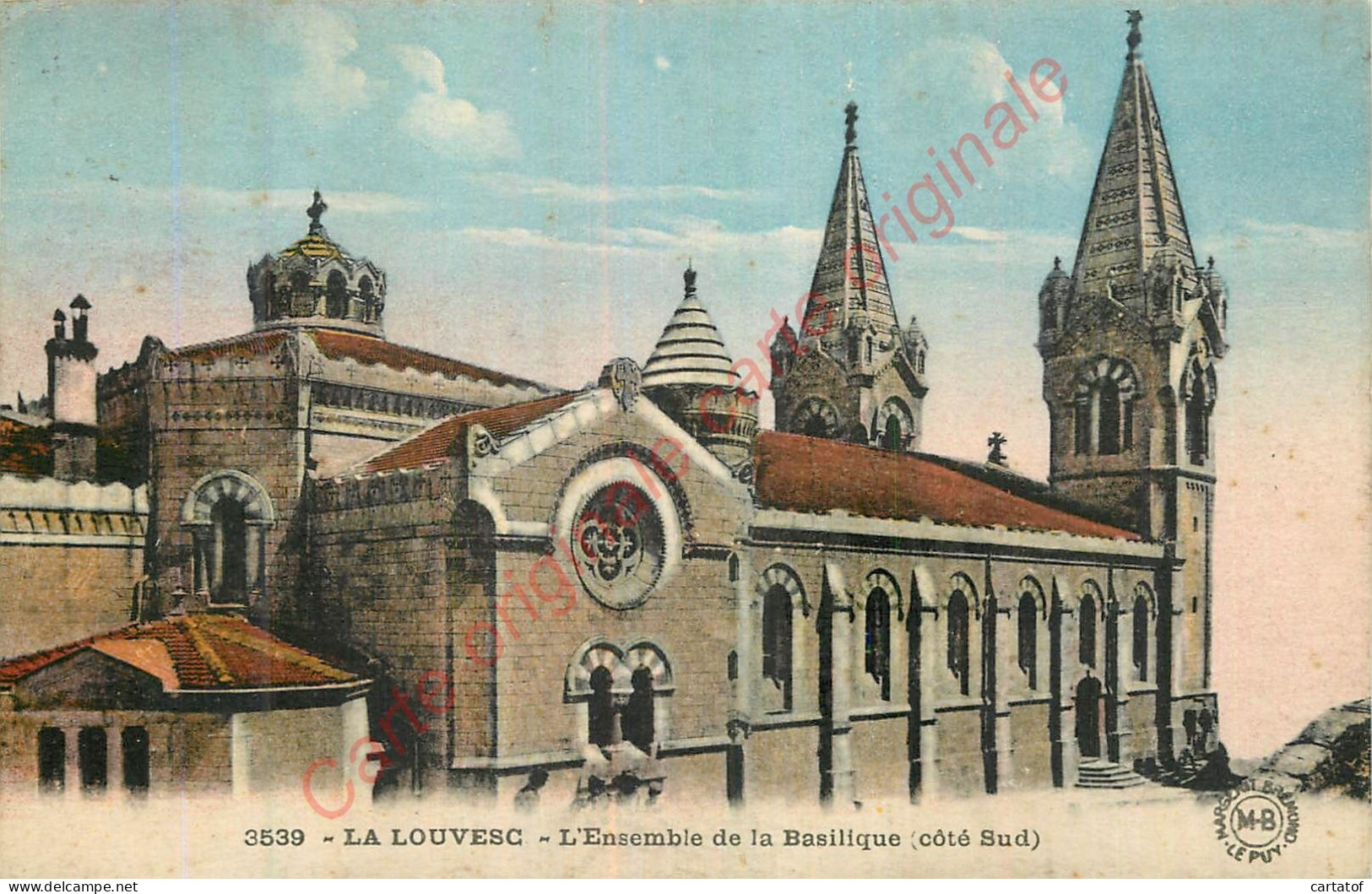 07.  LA LOUVESC .  L'ensemble De La Basilique Côté Sud . - La Louvesc