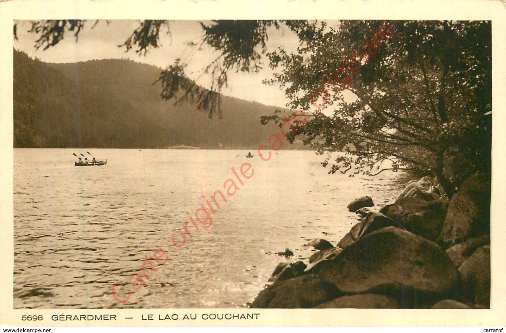 88.  GERARDMER . Le Lac Au Couchant . - Gerardmer