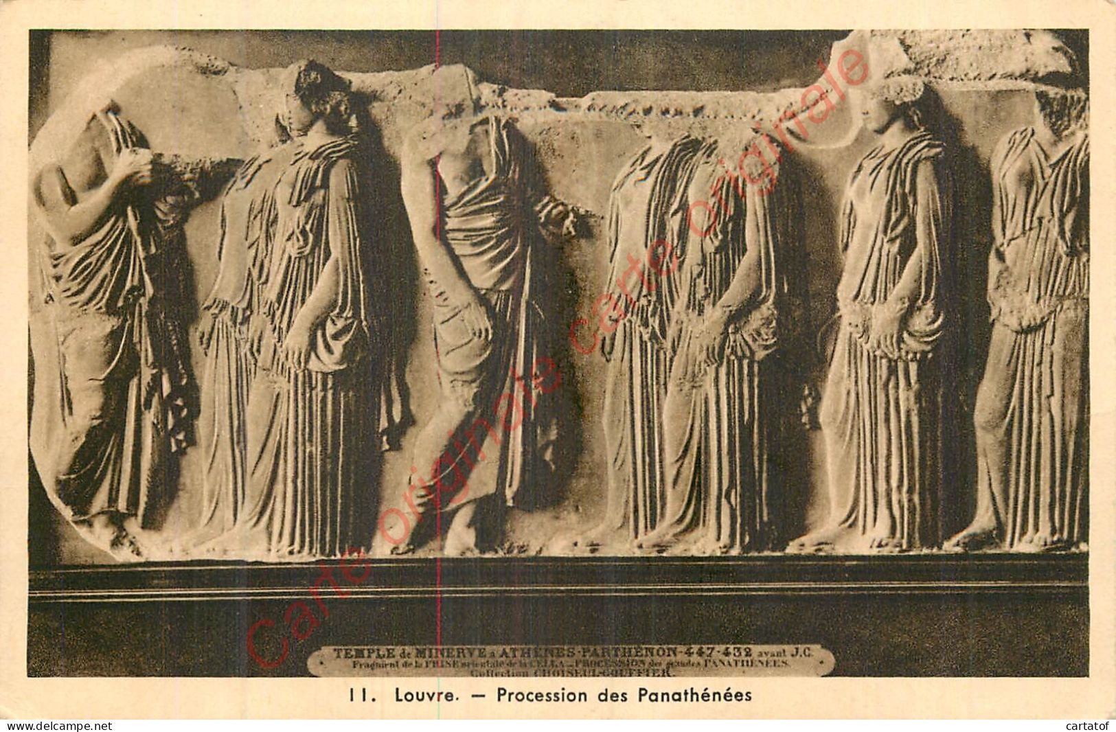 LOUVRE . Procession Des Panathénées . (Temple De Minerve) - Musea