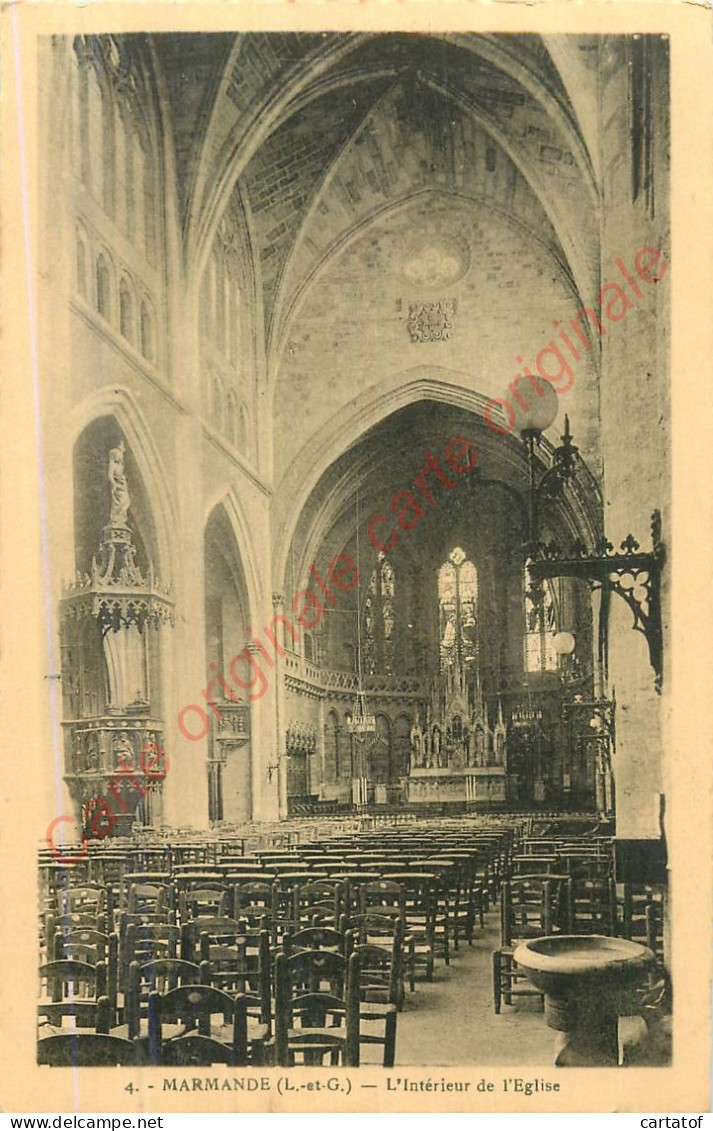 47.  MARMANDE . Intérieur De L'Eglise . - Marmande