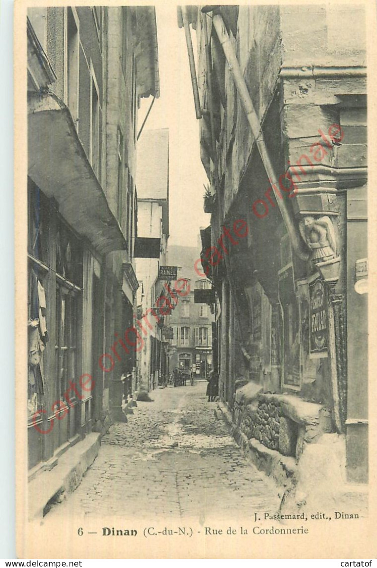 22.  DINAN .  Rue De La Cordonnerie . - Dinan