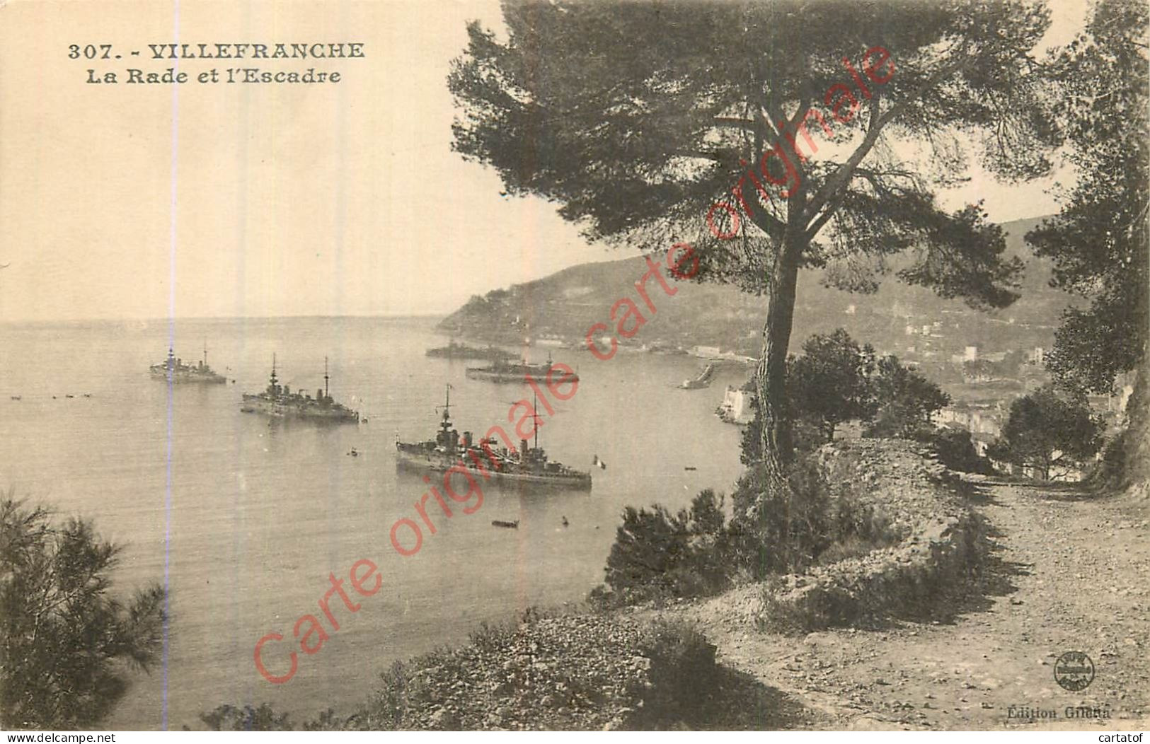 06.  VILLEFRANCHE .  La Rade Et L'Escadre . - Villefranche-sur-Mer