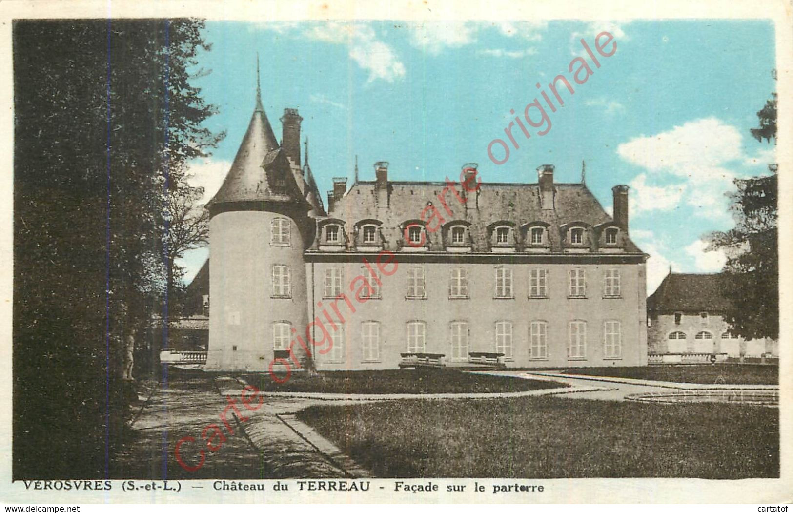 71.  VEROSVRES .  Château Du Terreau .  F&çade Sur Loe Parterre . - Other & Unclassified