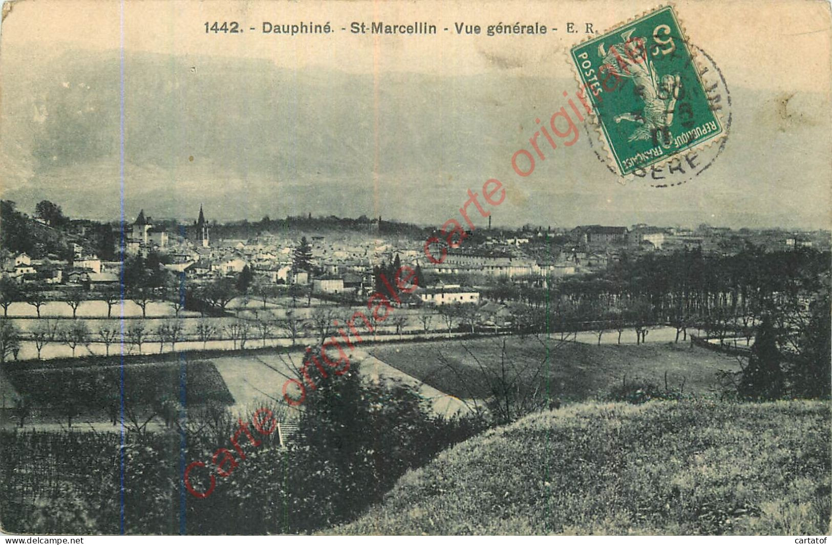 38.  SAINT MARCELLIN .  Vue Générale . - Saint-Marcellin