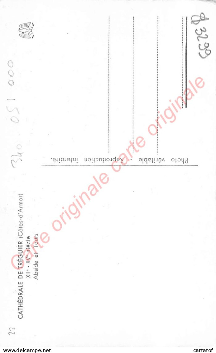 22.  Cathédrale De TREGUIER .  Abside Et Tours ; - Tréguier