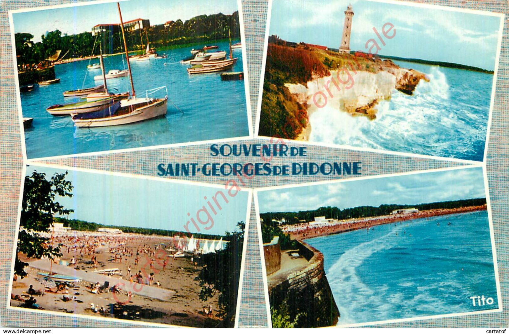 17.  SAINT GEORGES DE DIDONNE .  CP Multivues . - Saint-Georges-de-Didonne