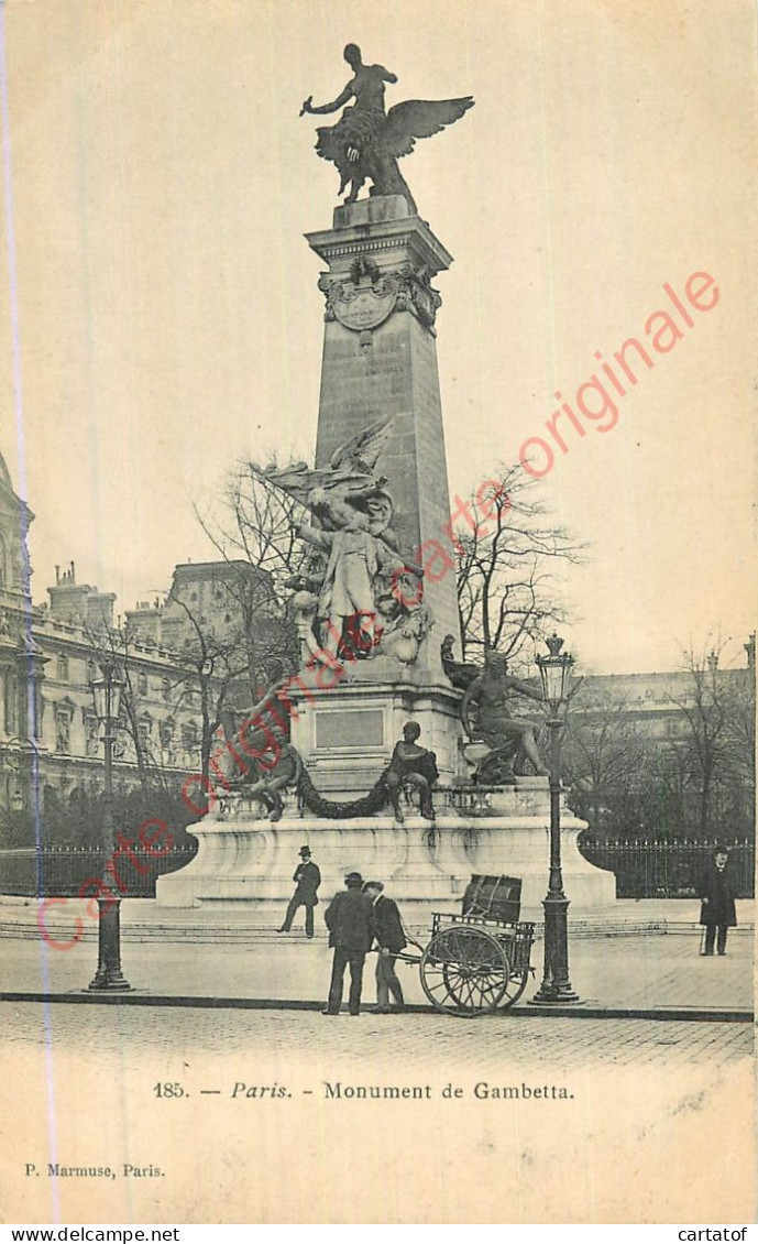 PARIS .  Monument De Gambetta . - Non Classés