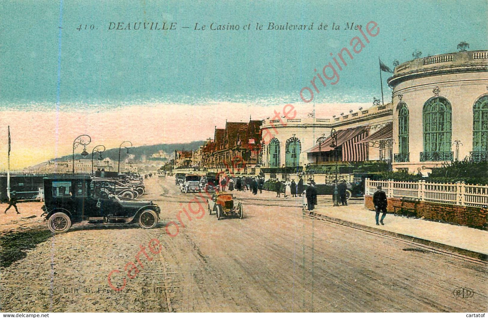 14.  DEAUVILLE .  Le Casino Et Le Boulevard De La Mer . - Deauville