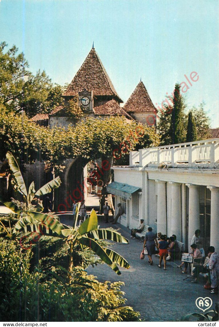 32.  BARBOTAN LES THERMES .  Les Bains Clairs Et L'Eglise . - Barbotan