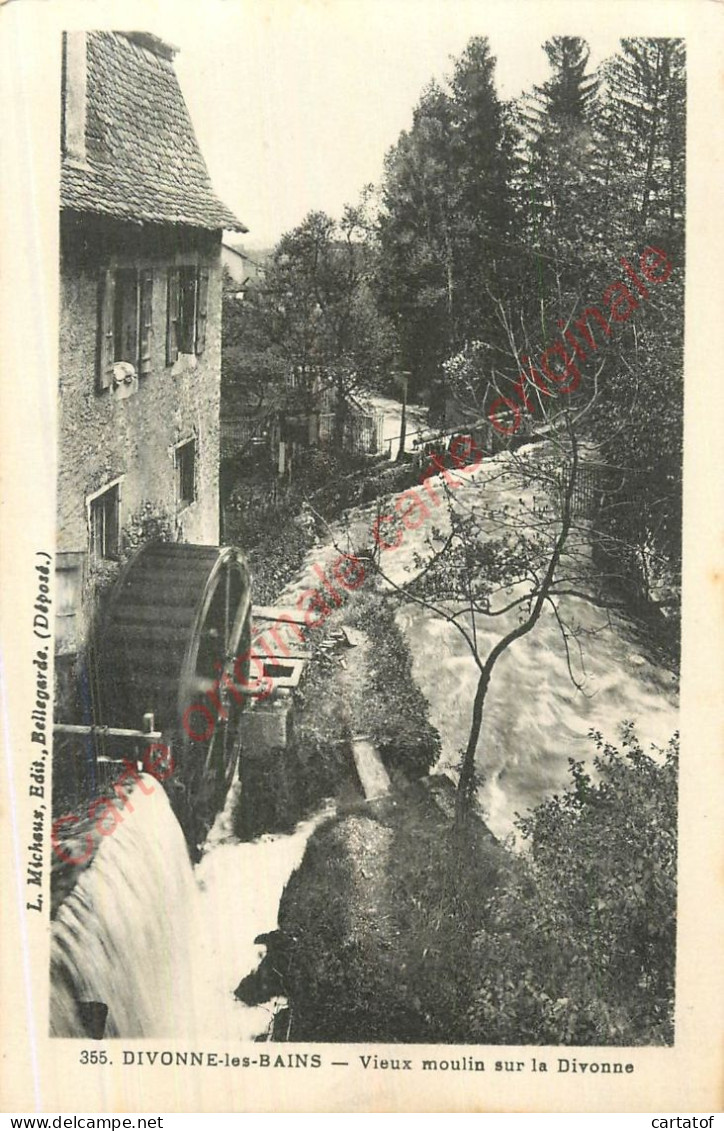 01.  DIVONNE LES BAINS .  Vieux Moulin Sur La Divonne . - Divonne Les Bains