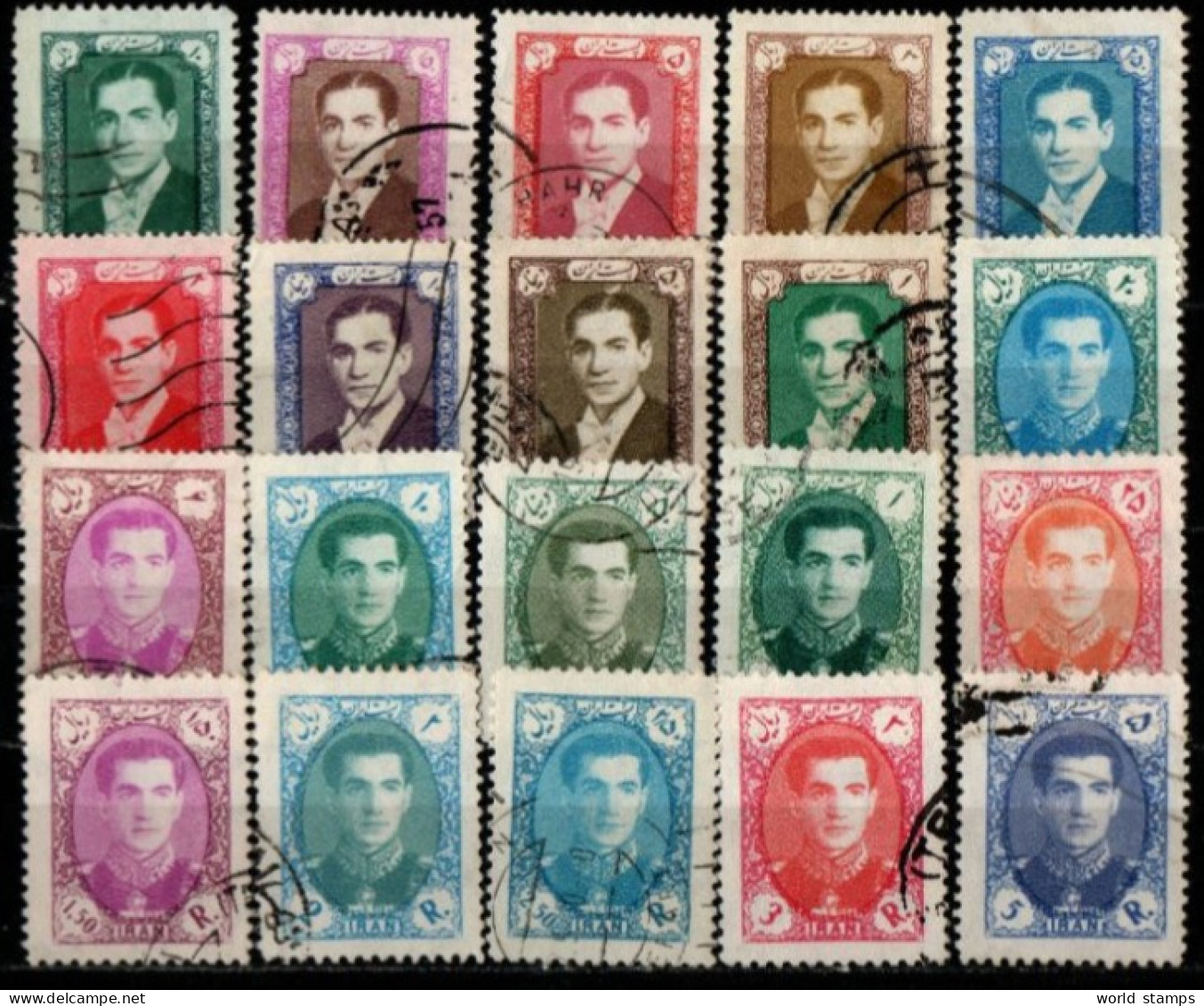 IRAN 1957-8 O - Irán