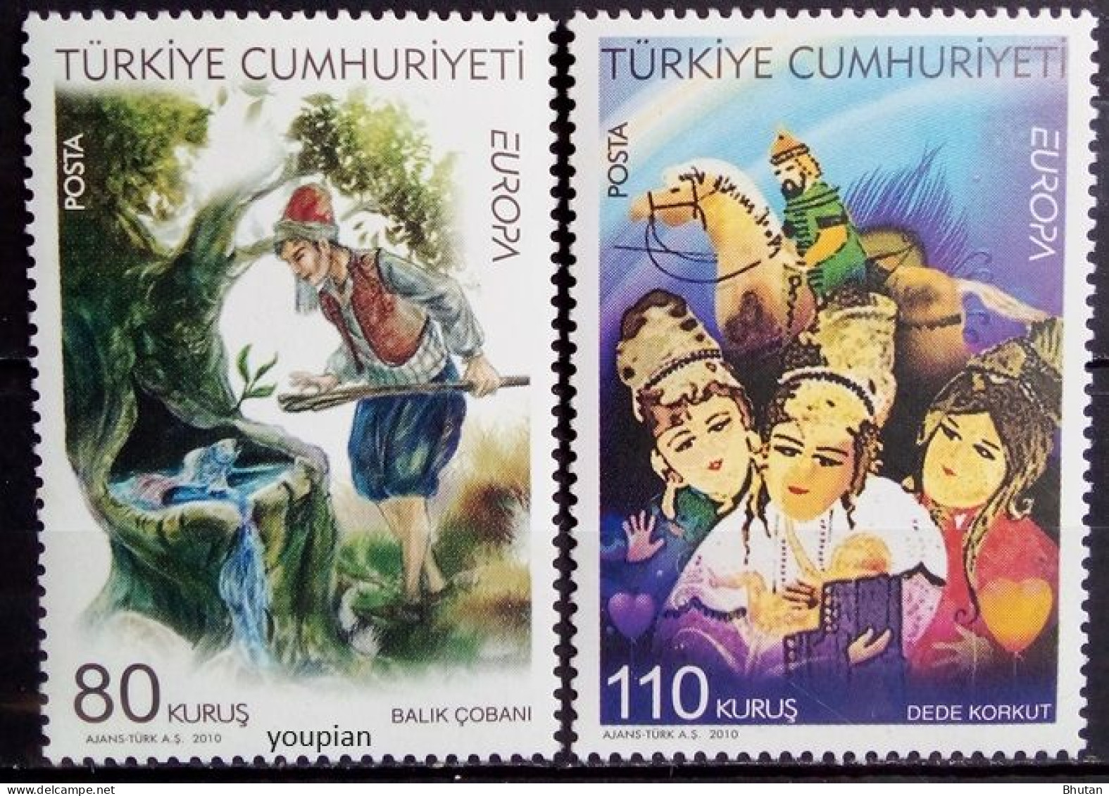 Türkiye 2010, Europa - Children's Book, MNH Stamps Set - Nuovi