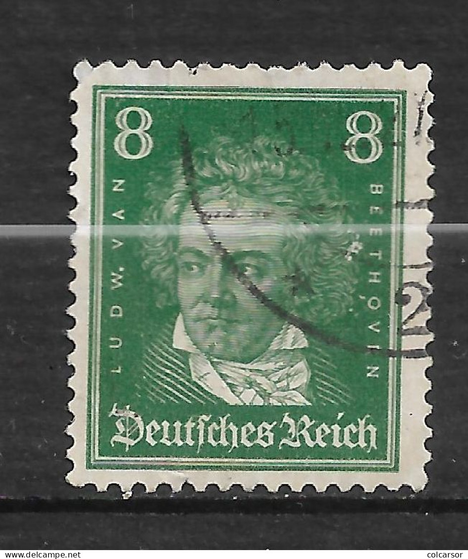 ALLEMAGNE   :   N° 381 " BEETHOVEN " - Usati