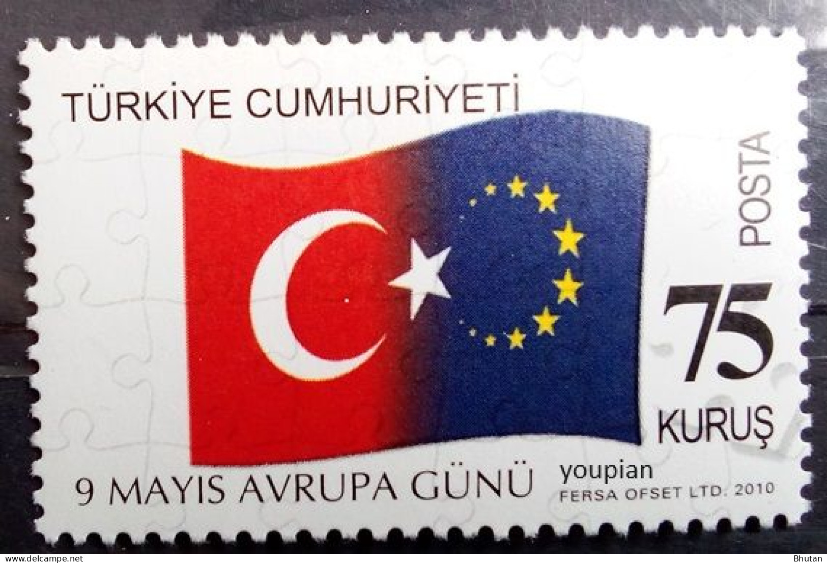 Türkiye 2010, Europe Day, MNH Single Stamp - Ongebruikt