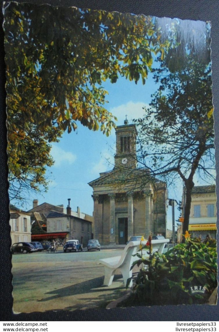 CPA (24) Bergerac Place De La Madeleine - Eglise De La Madeleine - Bergerac