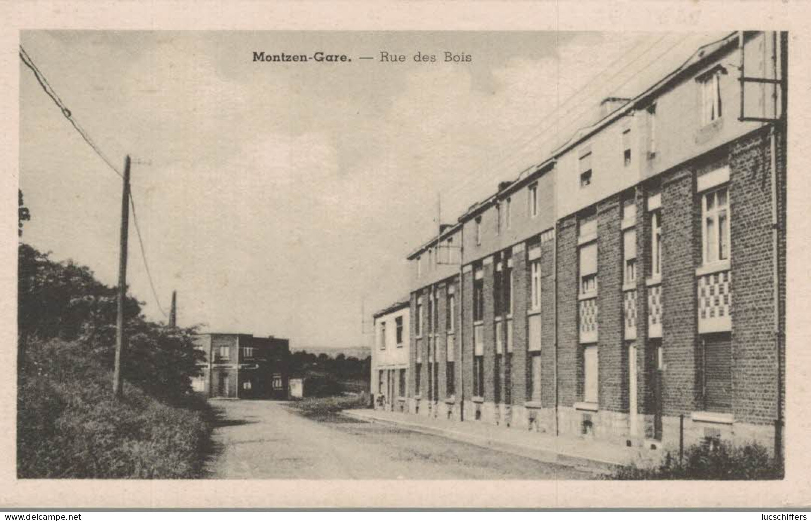 Montzen-gare - Rue Des Bois - 2 Scans - Plombières