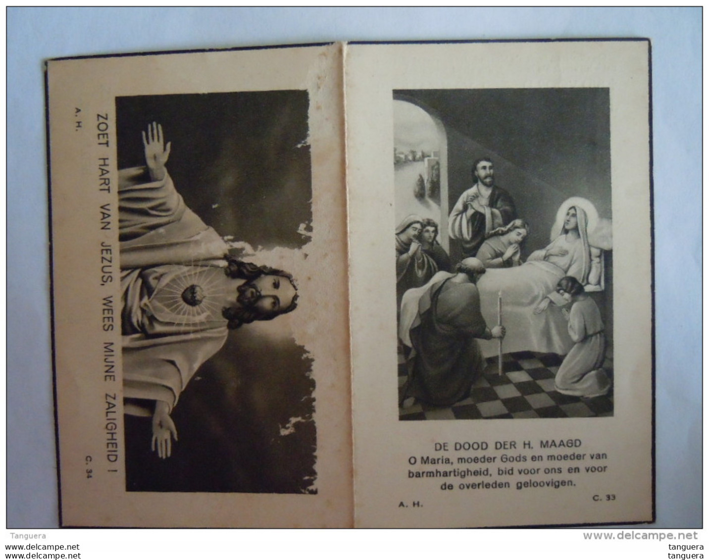 Doodsprentje Image Mortuaire Julia-Philippina Penne Assche 1879 1949 Weduwe An Petrus Van Elewijck - Santini
