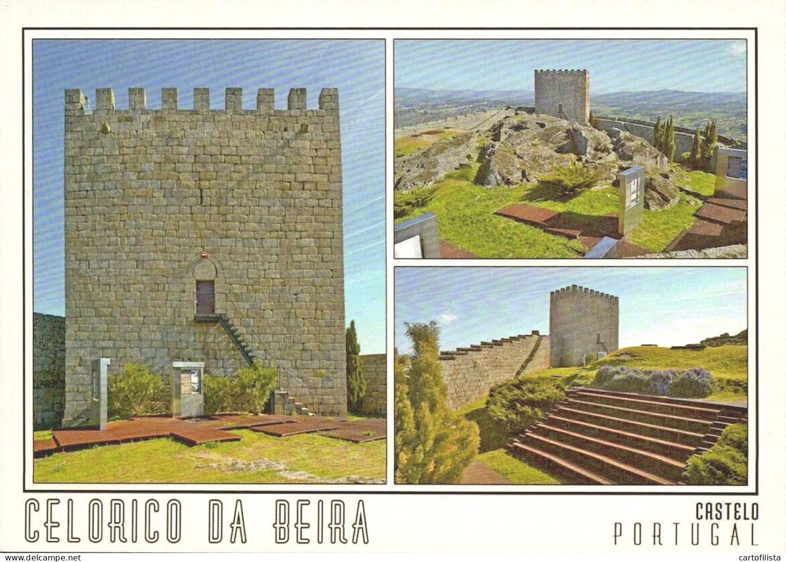 CELORICO DA BEIRA, Guarda - Castelo  ( 2 Scans ) - Guarda