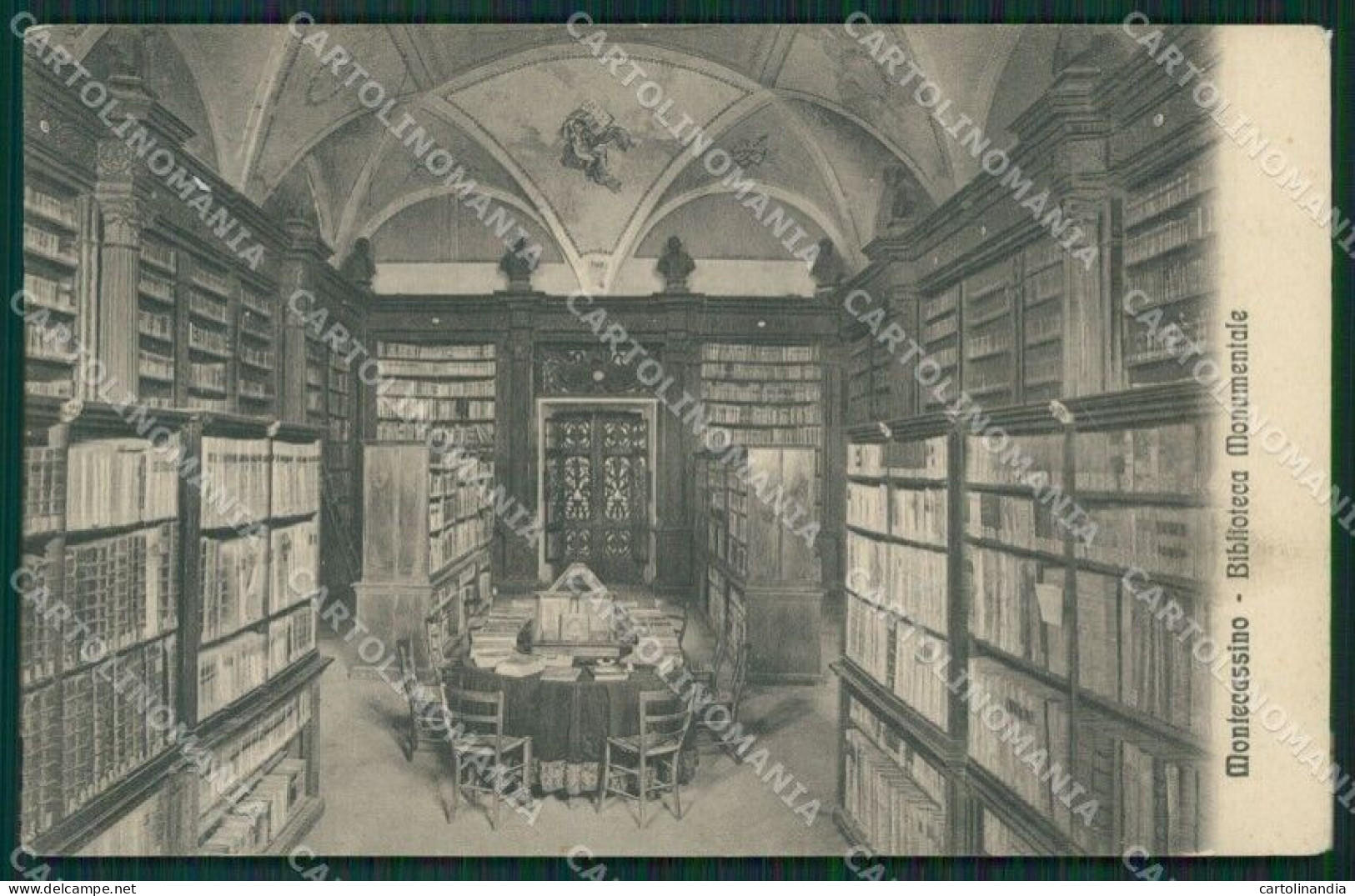Frosinone Cassino Montecassino Biblioteca Cartolina KV3308 - Frosinone