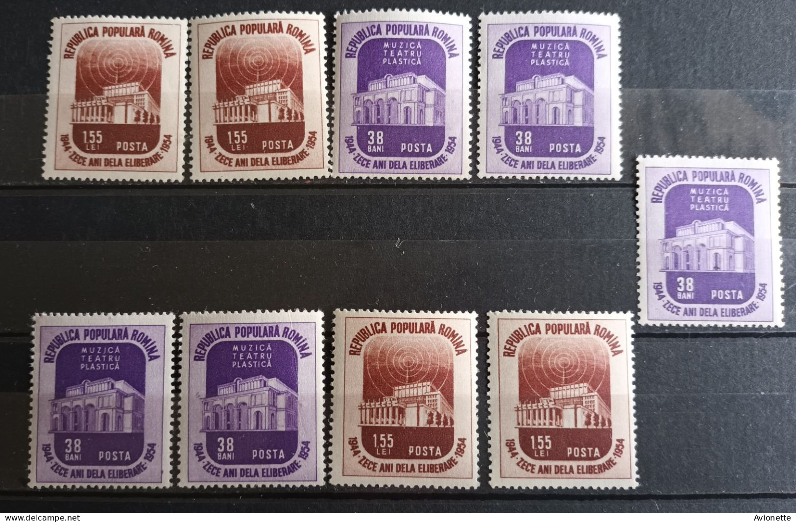 Romina 1954 (9 Timbres) - Unused Stamps