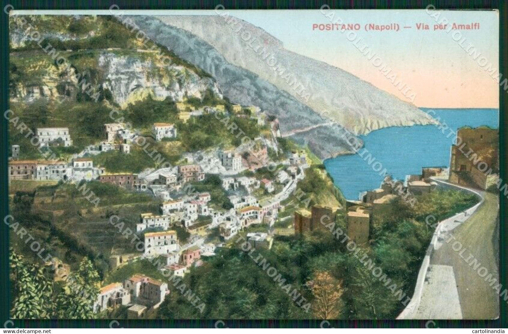 Salerno Positano Cartolina KV3372 - Salerno