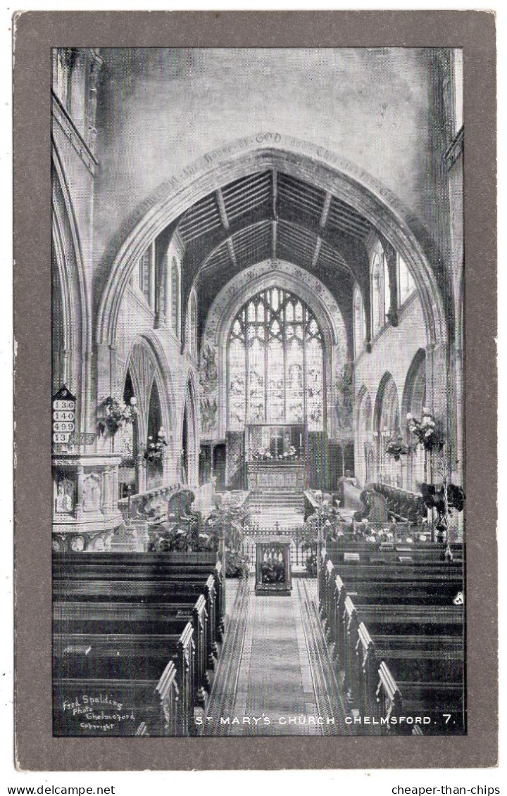 CHELMSFORD - St. Mary's Church - Fred Spalding 7 - Andere & Zonder Classificatie