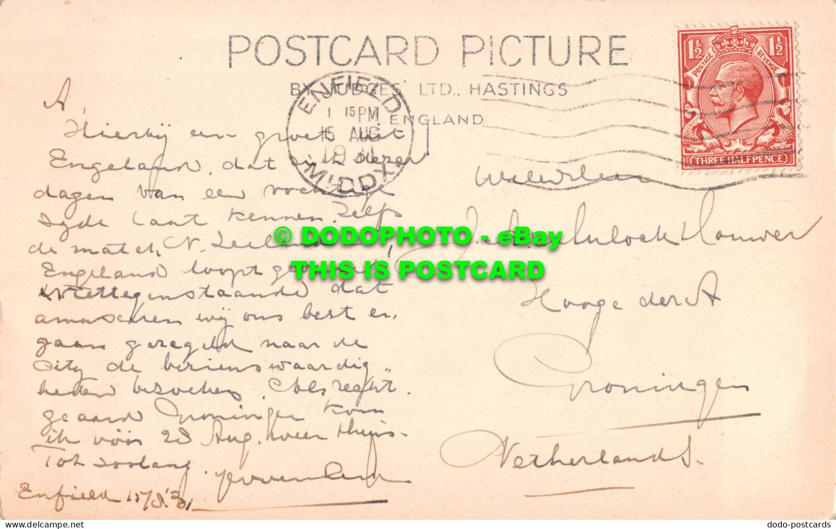 R475712 L. 465. London Peter Pan. Judges. 1931 - Altri & Non Classificati