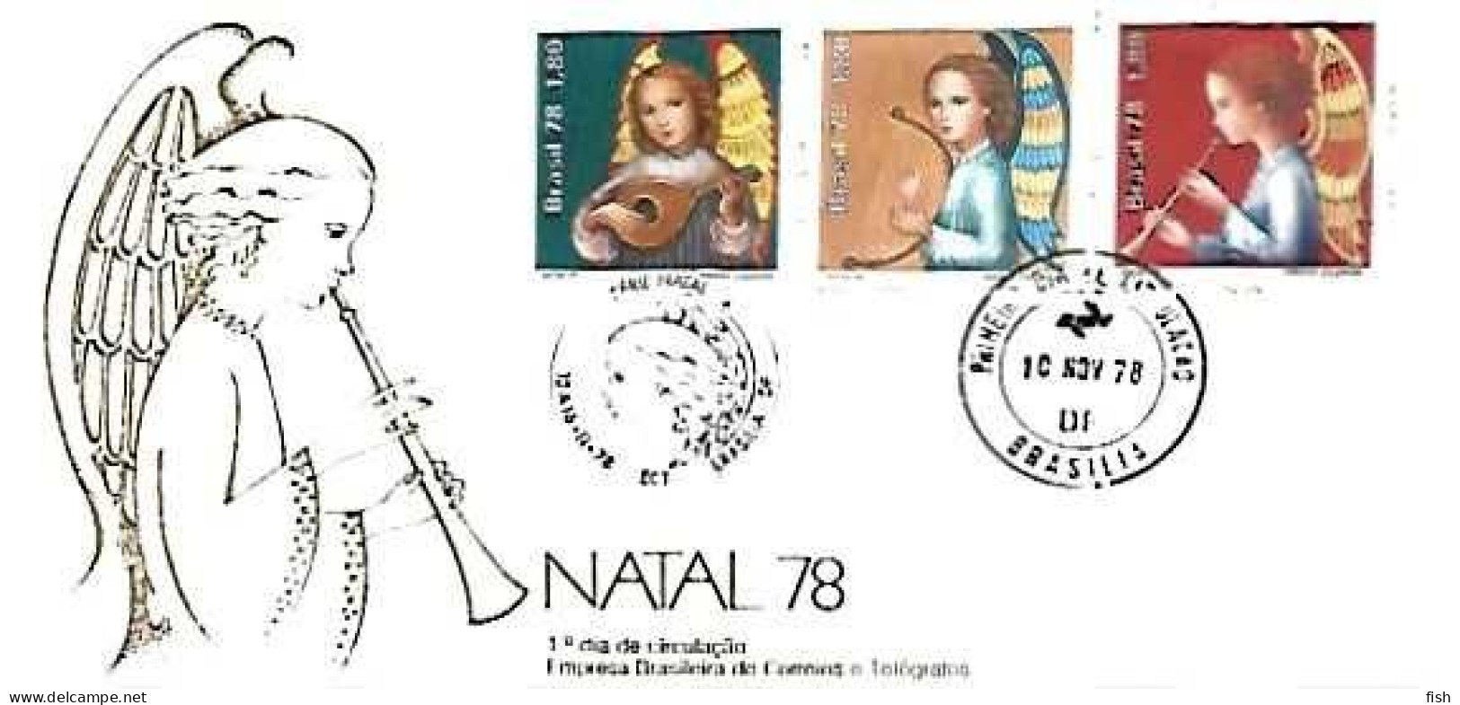 Brasil & FDC Natal 1978, Brasília 1978 (9918) - Christendom