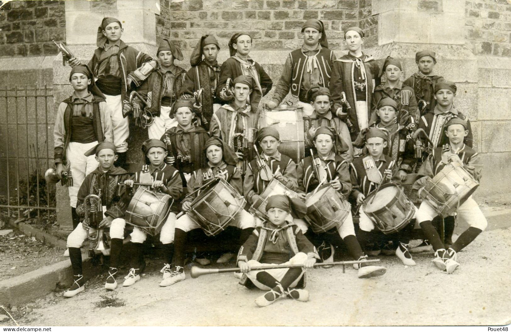 44 - BLAIN - Carte Photo D'une Fête Ou Cavalcade : Musique - Photo Loizeau Châteaubriant. - Blain