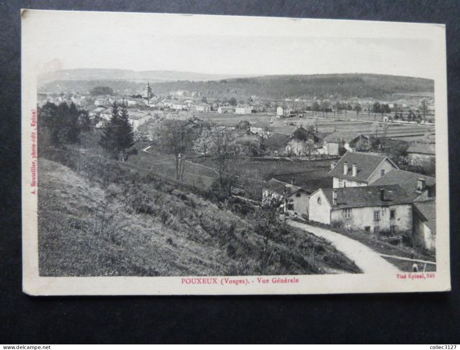 F33 - 88 - Pouxeux - Vue Générale - Datée Au Dos : 4 Nov. 1918 - Camp D'Arches - Pouxeux Eloyes