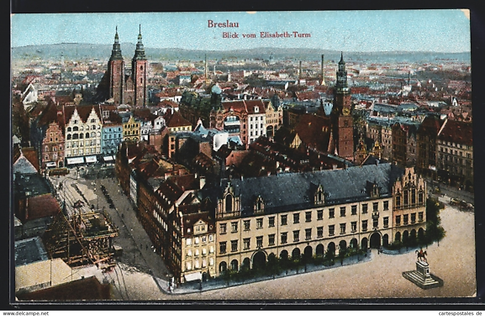 AK Breslau, Blick Vom Elisabeth-Turm Auf Die Stadt  - Schlesien