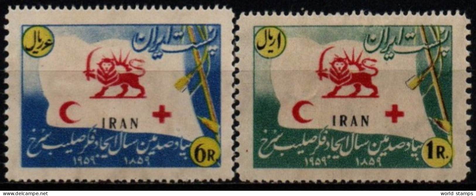 IRAN 1959 ** 2 SCAN - Irán
