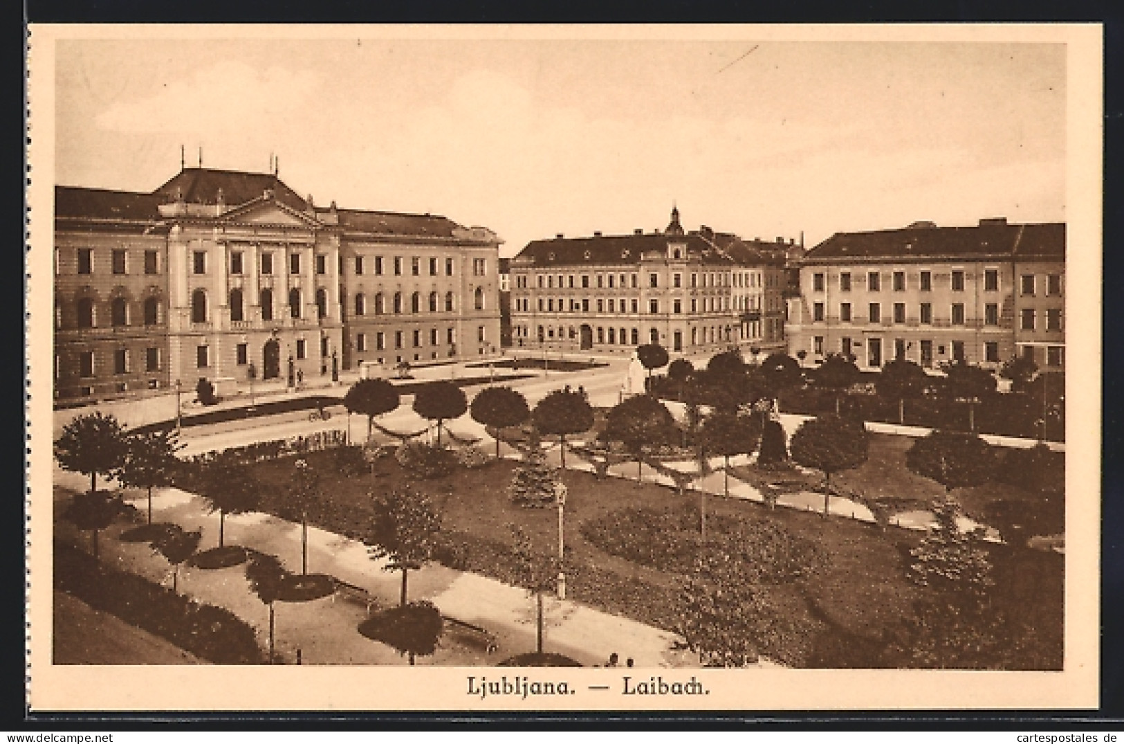 AK Ljubljana / Laibach, Slovenski Trg  - Slowenien