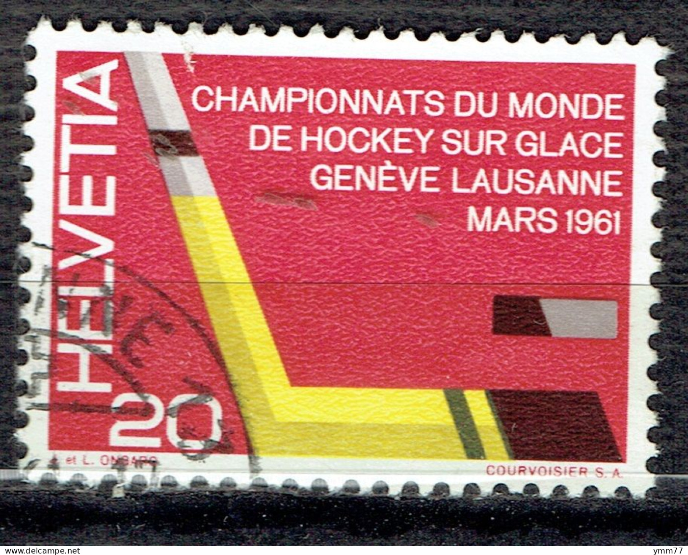 Série De Propagande : Championnats De Hockey Sur Glace à Genève Et Lausanne - Used Stamps